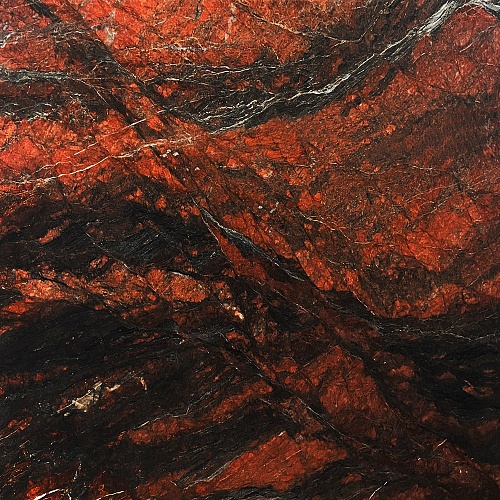 Кварцит RED INK (полированный, 30 мм, слэб)